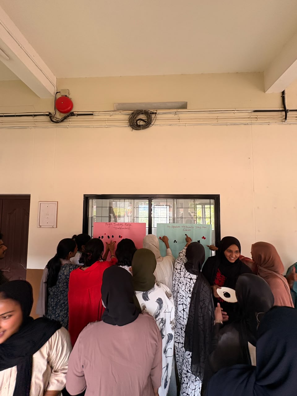 Department of English Holds Anti‑Drug Campaign.